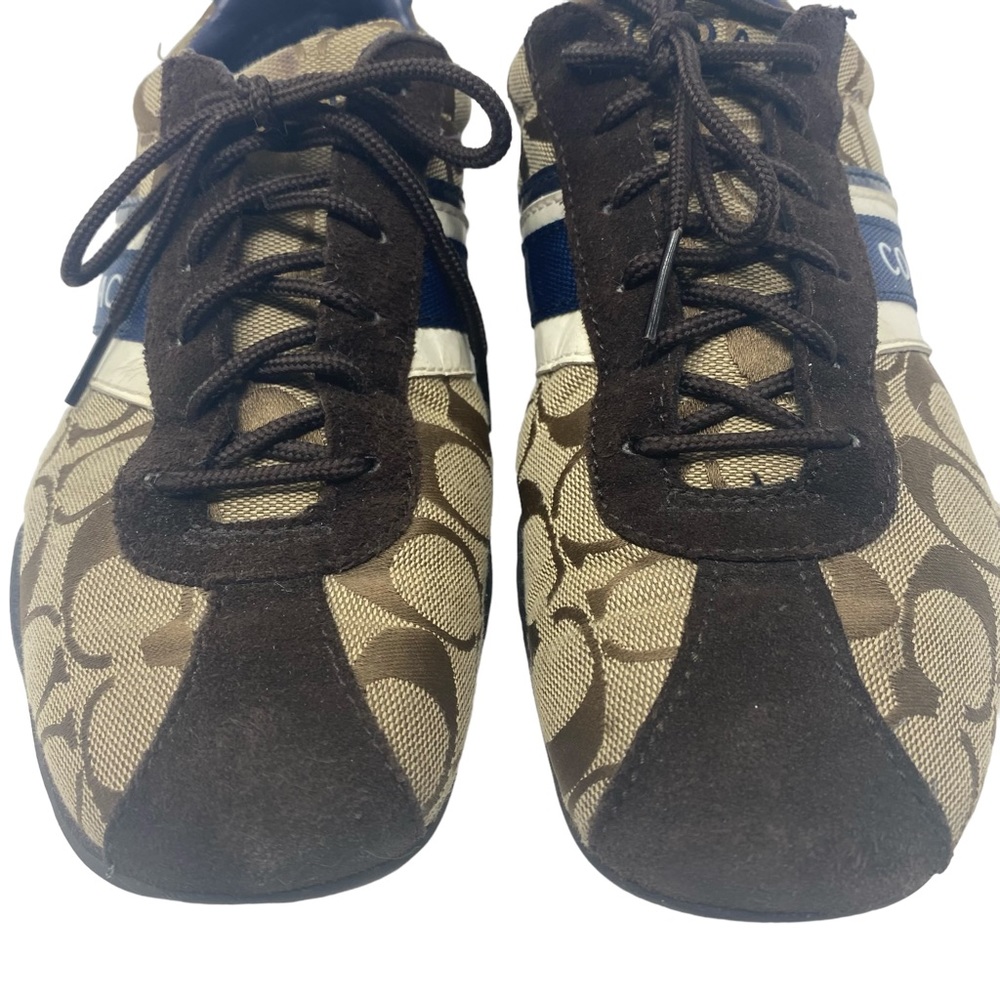 Coach Womens JAYME Signature Lace Up Sneaker Running Shoe Size 8 - Picture 4 of 11